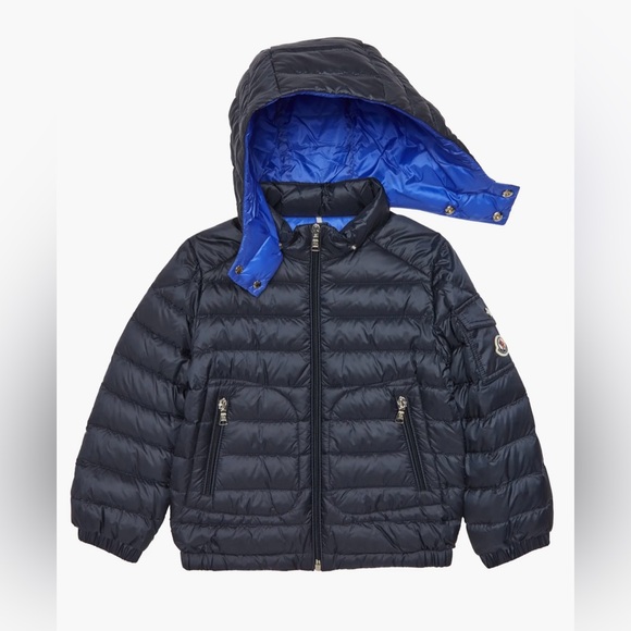 MONCLER KIDS | LAUROS LIGHT DOWN JACKET NAVY ダウン (8~10) Moncler Enfant Kids Navy Lauros Down Jacket Moncler Enfant
